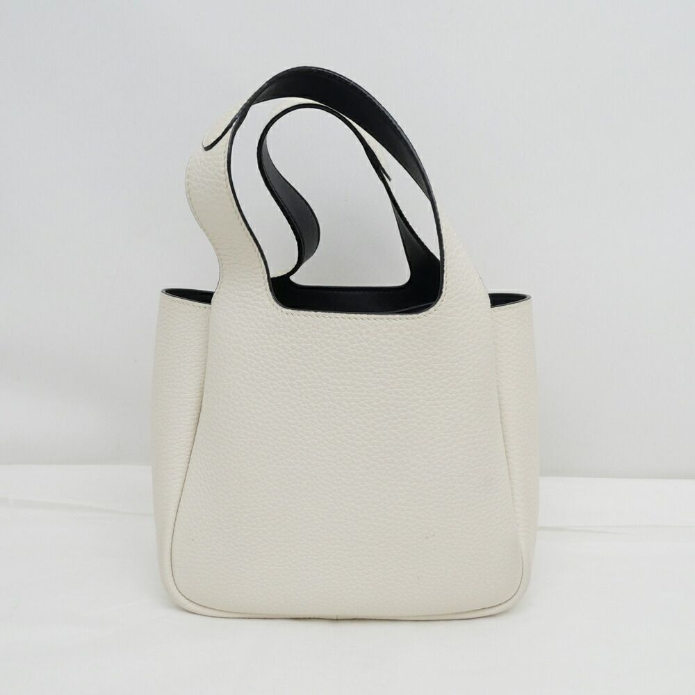 Prada Vitello Daino White Handbag — view 2