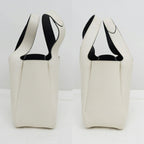 Prada Vitello Daino White Handbag — view 3