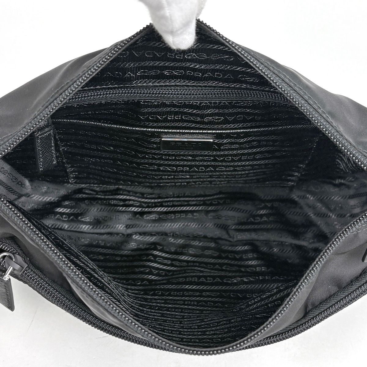 Prada Shoulder Bag Nylon Nero — view 6