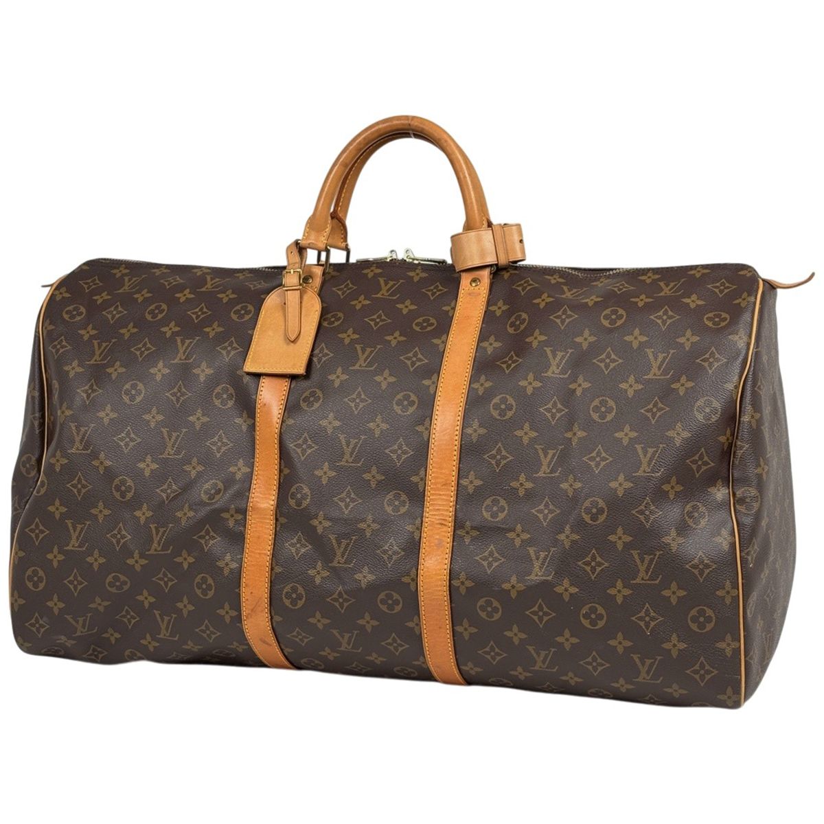 Louis Vuitton Keepall 60 Boston Bag Monogram Brown