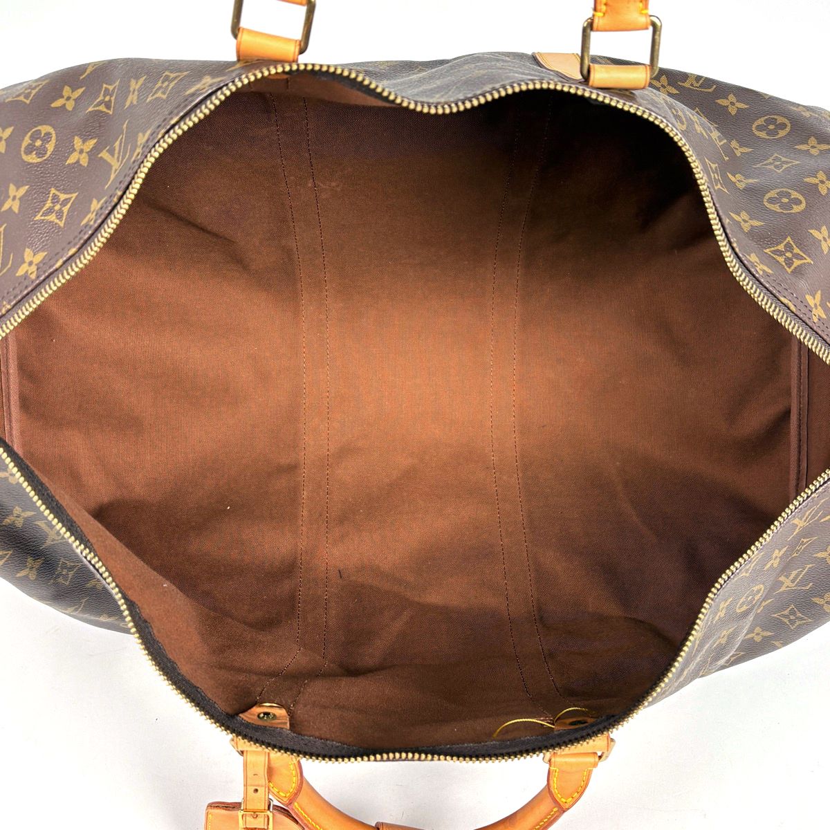 Louis Vuitton Keepall 60 Boston Bag Monogram Brown — view 8