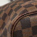 Louis Vuitton Neverfull MM Tote Damier Brown — view 3