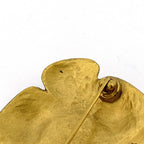 Chanel CC Logo Color Stone Brooch Gold Plated — view 4