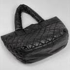 Chanel CC Logo Tote Nylon Black — view 2