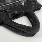 Chanel CC Logo Tote Nylon Black — view 4