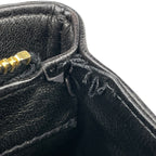 Chanel CC Logo Chain Tote Leather Black — view 9