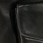 Chanel CC Logo Chain Tote Leather Black — view 7