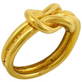 Hermes Head Scarf Ring Closure Gold Plated