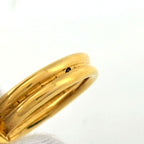 Hermes Head Scarf Ring Closure Gold Plated — view 4