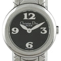 Dior Round Watch SS Quartz Black