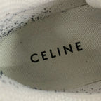 Celine Sneakers 42 Runner Low Lace Up White Black Leather — view 5
