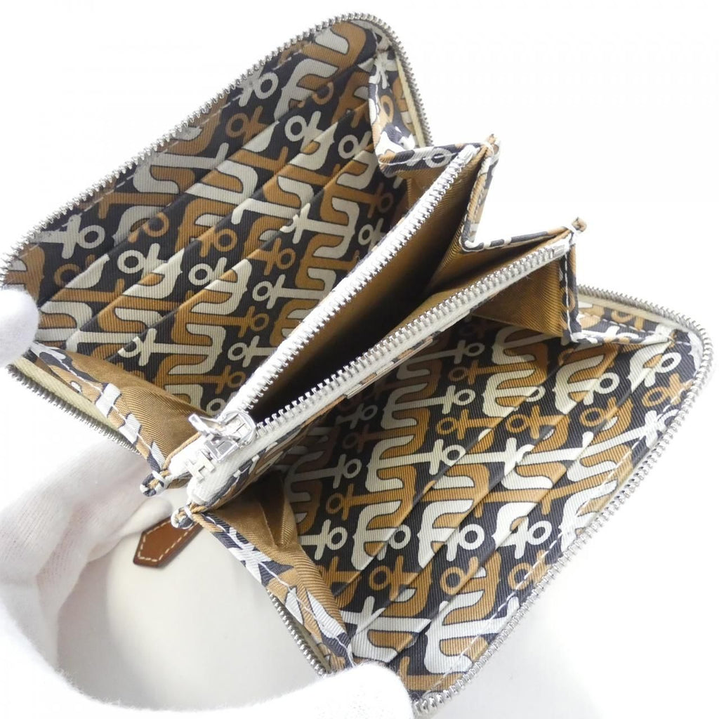 Hermes Ancles Silk in Compact Wallet — view 8