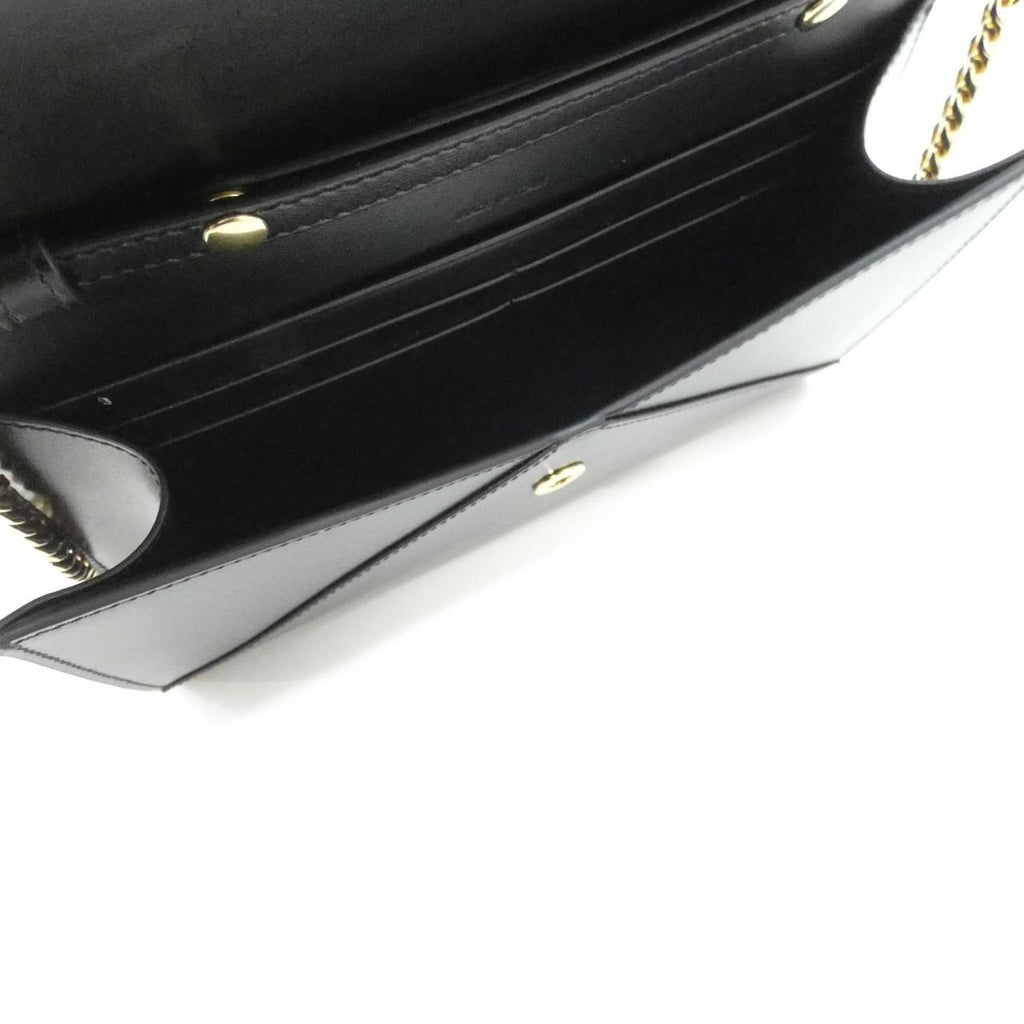 Celine Chain Shoulder Bag Black — view 6