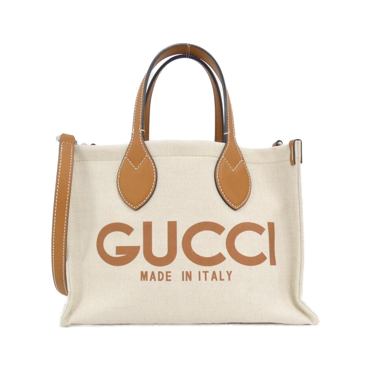 Gucci Facul Bag Handbag Beige