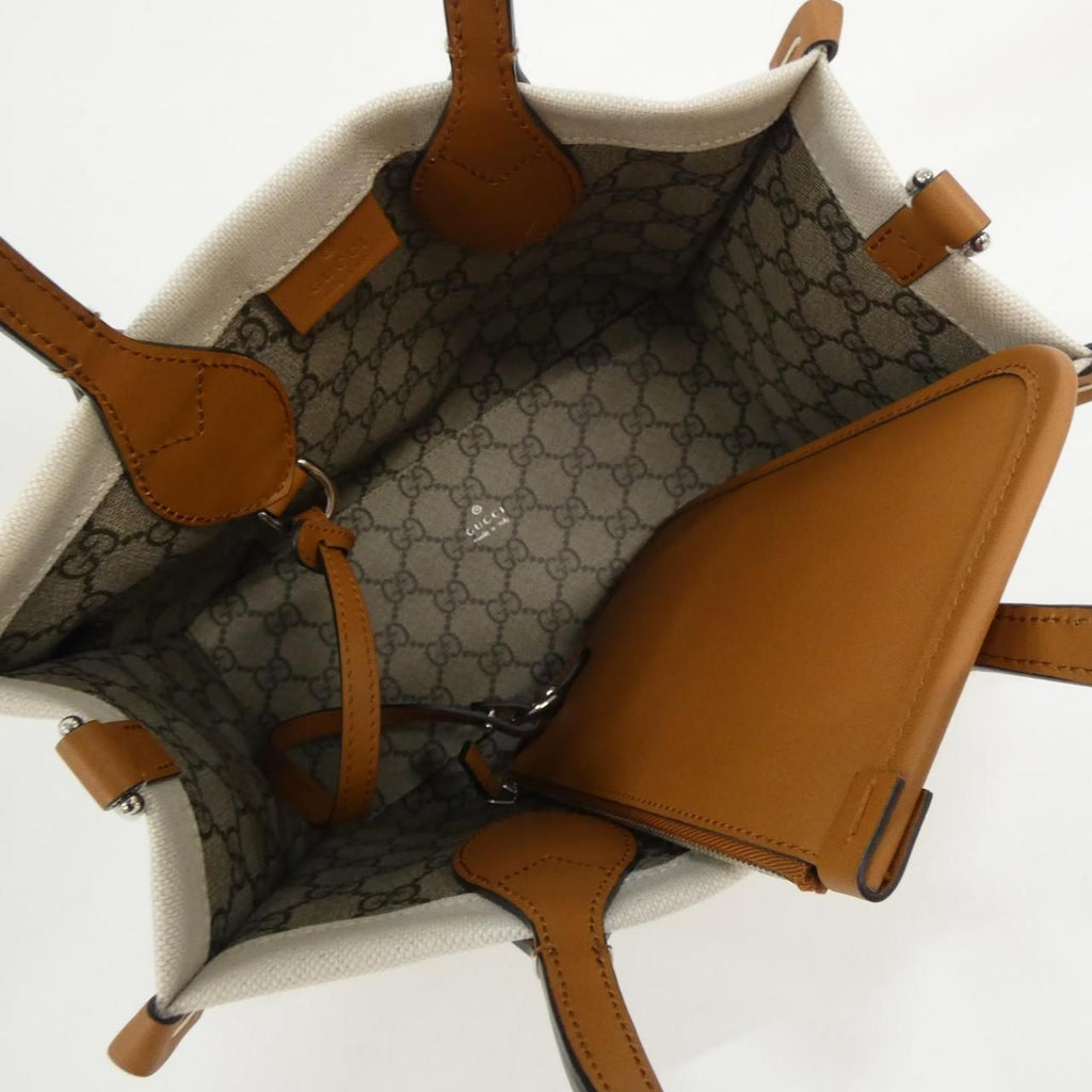 Gucci Facul Bag Handbag Beige — view 6