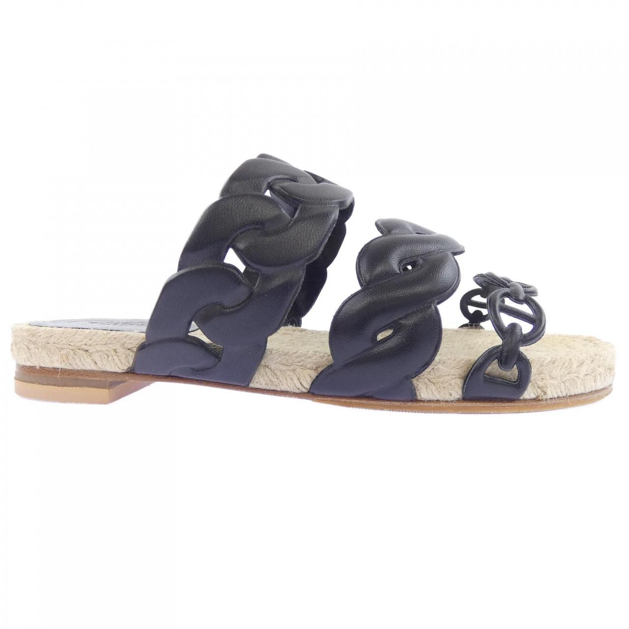 Hermes Gwen Espadrilles Chaine D'ancre Sandals