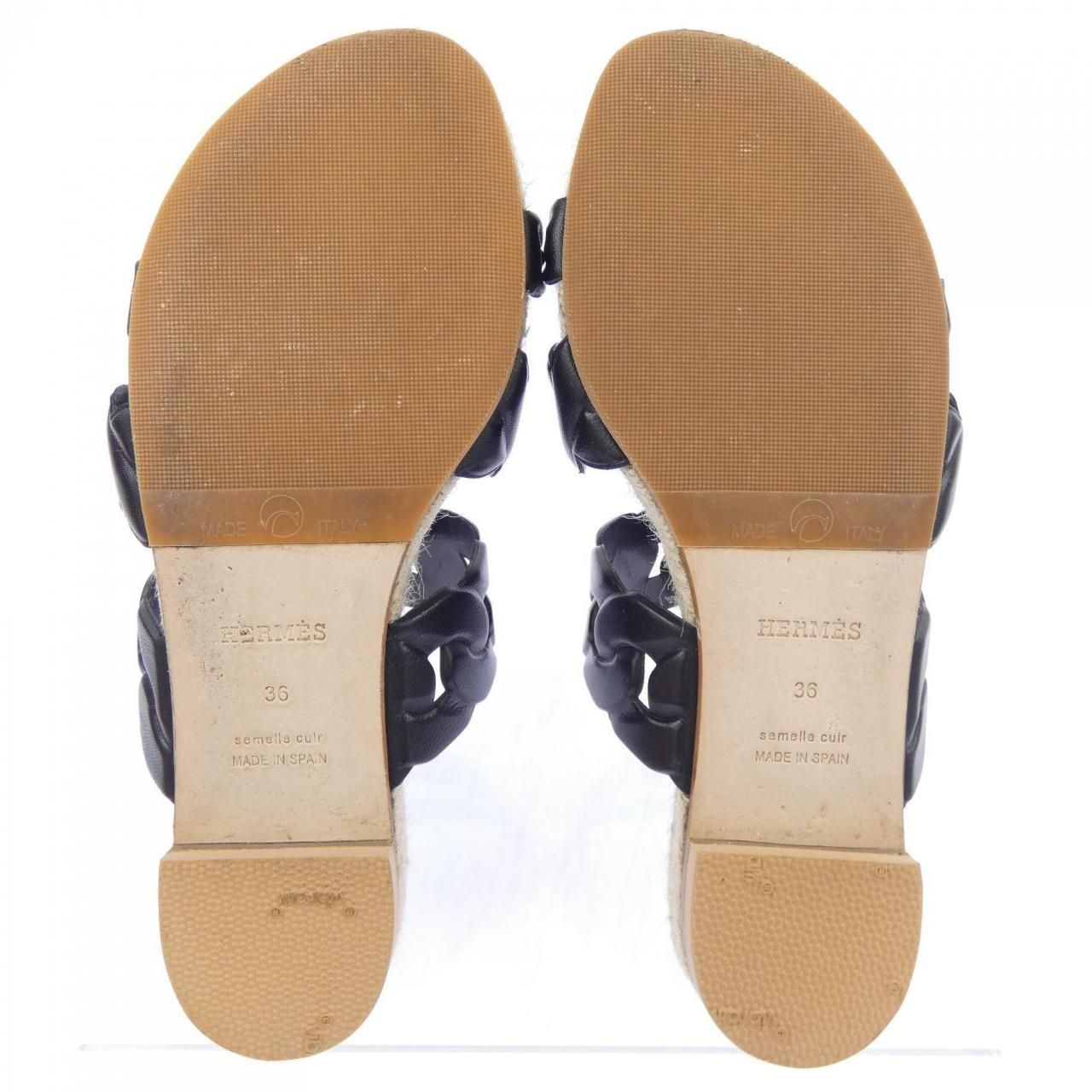 Hermes Gwen Espadrilles Chaine D'ancre Sandals — view 4