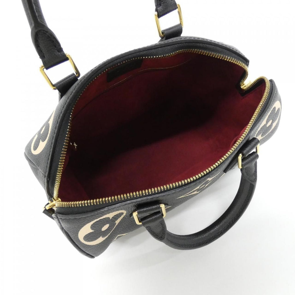 Louis Vuitton Bicolor Monogram Empreinte Speedy Bandouliere 25 cm Boston Bag — view 6