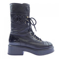 Chanel Lace UP Boots