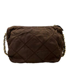 Prada Nylon Chain Shoulder Bag Crossbody Triangle Plate — view 2