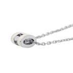 Hermes Necklace Mini Pop White Silver — view 2