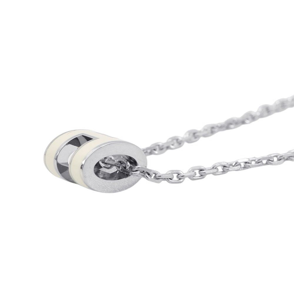 Hermes Necklace Mini Pop White Silver — view 2