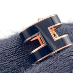 Hermes Necklace Mini Pop Black Pink Gold — view 6