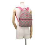 Gucci Backpack GG Supreme Flower Print Children Kids Kim Seungyoung — view 4