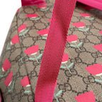 Gucci Backpack GG Supreme Flower Print Children Kids Kim Seungyoung — view 7