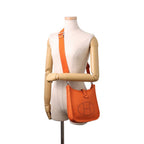 Hermes Shoulder Bag Evelyne 3 23 Orange Silver Taurillon Clemence — view 4