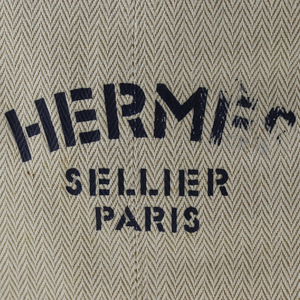 Hermes Cavalier Toile Ash Beige Shoulder Bag — view 6