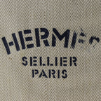 Hermes Cavalier Toile Ash Beige Shoulder Bag — view 6