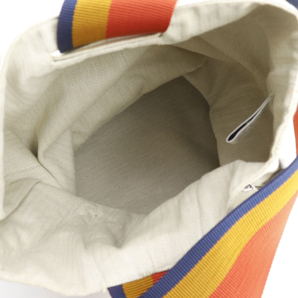 Hermes Cavalier Toile Ash Beige Shoulder Bag — view 5