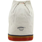 Hermes Cavalier Toile Ash Beige Shoulder Bag