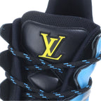 Louis Vuitton Zigzag Line Sneakers Blue Black — view 6