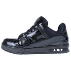 Louis Vuitton LV Trainer Patent Line Low Cut Sneakers Black