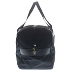 Prada Boston Bag Black Nylon Leather Silver — view 3