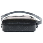 Louis Vuitton Monogram Eclipse Wearable Wallet Mini Shoulder Bag Black Leather — view 5