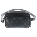 Louis Vuitton Monogram Eclipse Wearable Wallet Mini Shoulder Bag Black Leather