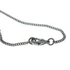 Chanel Smile Necklace Stone Pendant Chain Silver — view 4