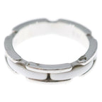 Chanel Ultra Collection Ring White Silver Ce — view 2