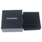 Chanel CC Logo Rhinestone Earrings Gold — view 6