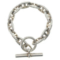 Hermes Chaine D'ancre GM Bracelet 12 Pieces Chain Silver
