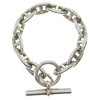 Hermes Chaine D'ancre GM Bracelet 12 Pieces Chain Silver