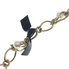 Chanel CC Logo Chain Necklace Pendant Gold — view 5