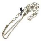 Chanel CC Logo Chain Necklace Pendant Gold — view 2