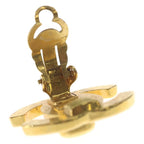 Chanel CC Logo Turnlock Earrings Gold — view 5
