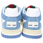 Gucci GG Denim Lace Up Sneakers Indigo — view 3