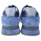 Louis Vuitton Run Away Line Sneakers Damier Low Cut Shoes Blue — view 3