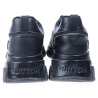 Louis Vuitton Run Away Pulse Line Monogram Enamel Leather Mesh Low Cut Sneakers — view 3